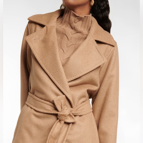 Max Mara icon Manuela camel hair wrap coat - Picture 2 of 8